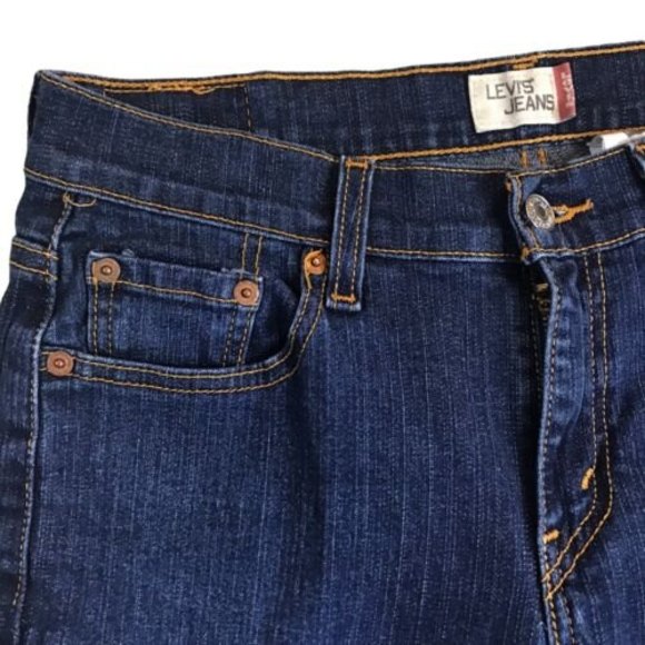 Levis Strauss 515 Womens Boot Cut Jeans Size 6M Stretch Denim Blue 31x32 - Picture 5 of 11